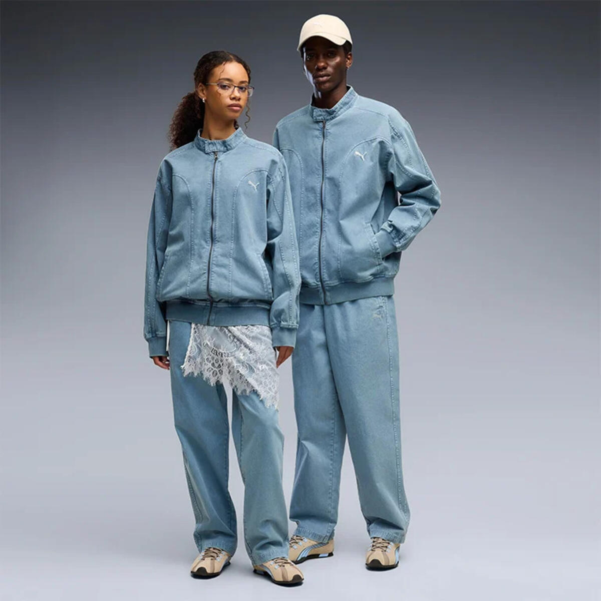 Puma FUTURE.PUMA.ARCHIVE T7 Relax Mavi Unisex Ceket
