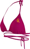 Calvin Klein TRIANGLE-RP Kadın Pembe Bikini Üstü