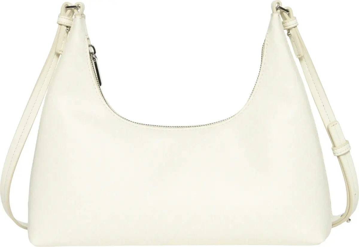 Calvin Klein EMBLEM AOP CONV SHOULDER BAG Kadın Beyaz El Çanta