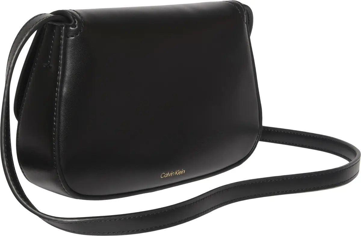 Calvin Klein CK FLAP CAMERA BAG Kadın Siyah Omuz Çanta