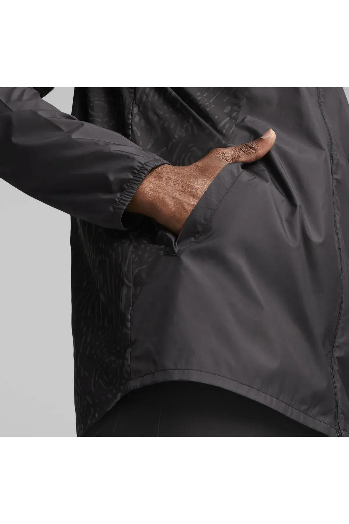 Puma RUN AOP LIGHTWEIGHT JACKET Siyah Erkek Ceket