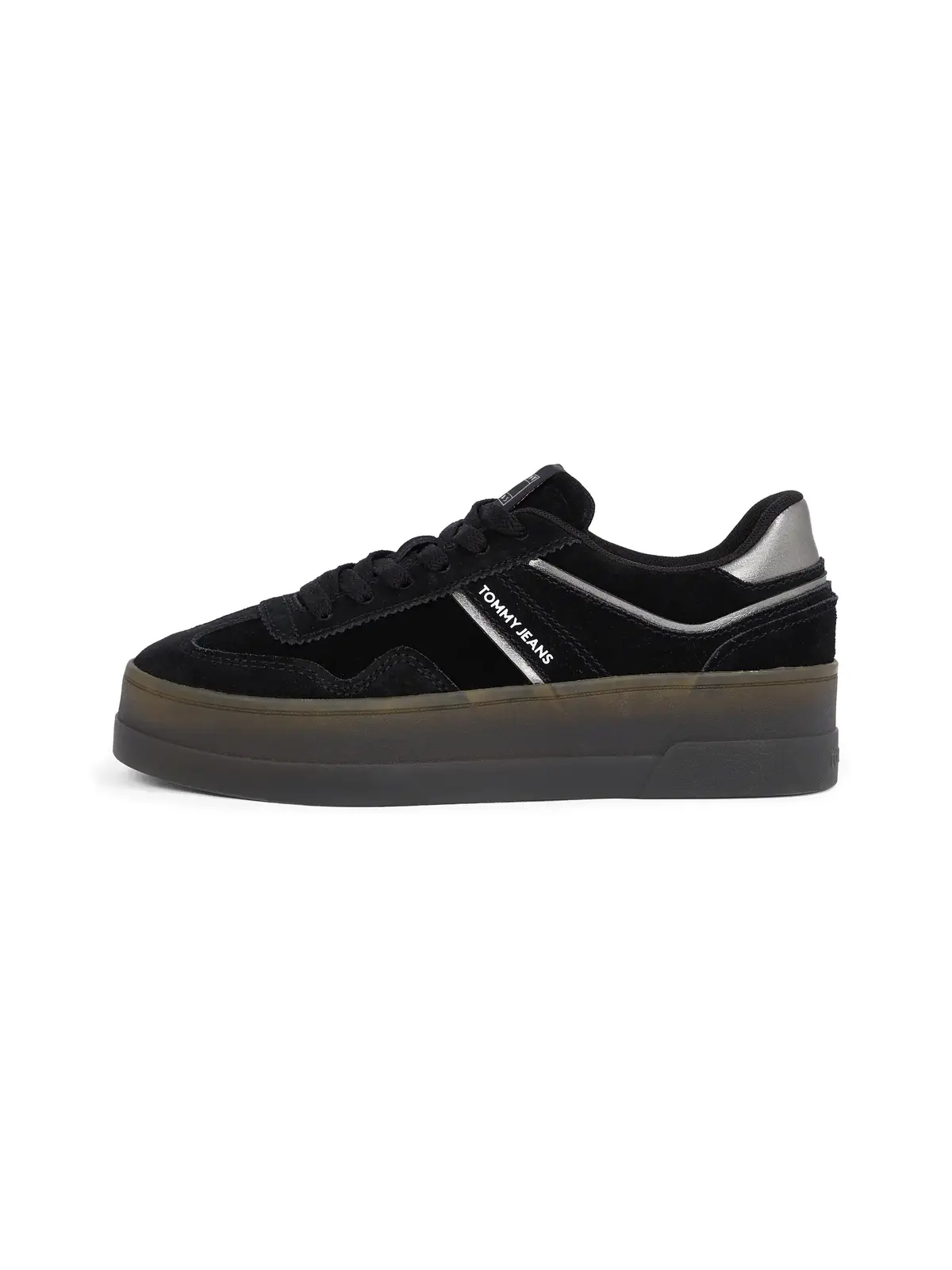 Tommy Hilfiger THE GREENWICH FLATFO Siyah Kadın Spor Ayakkabı & Sneaker