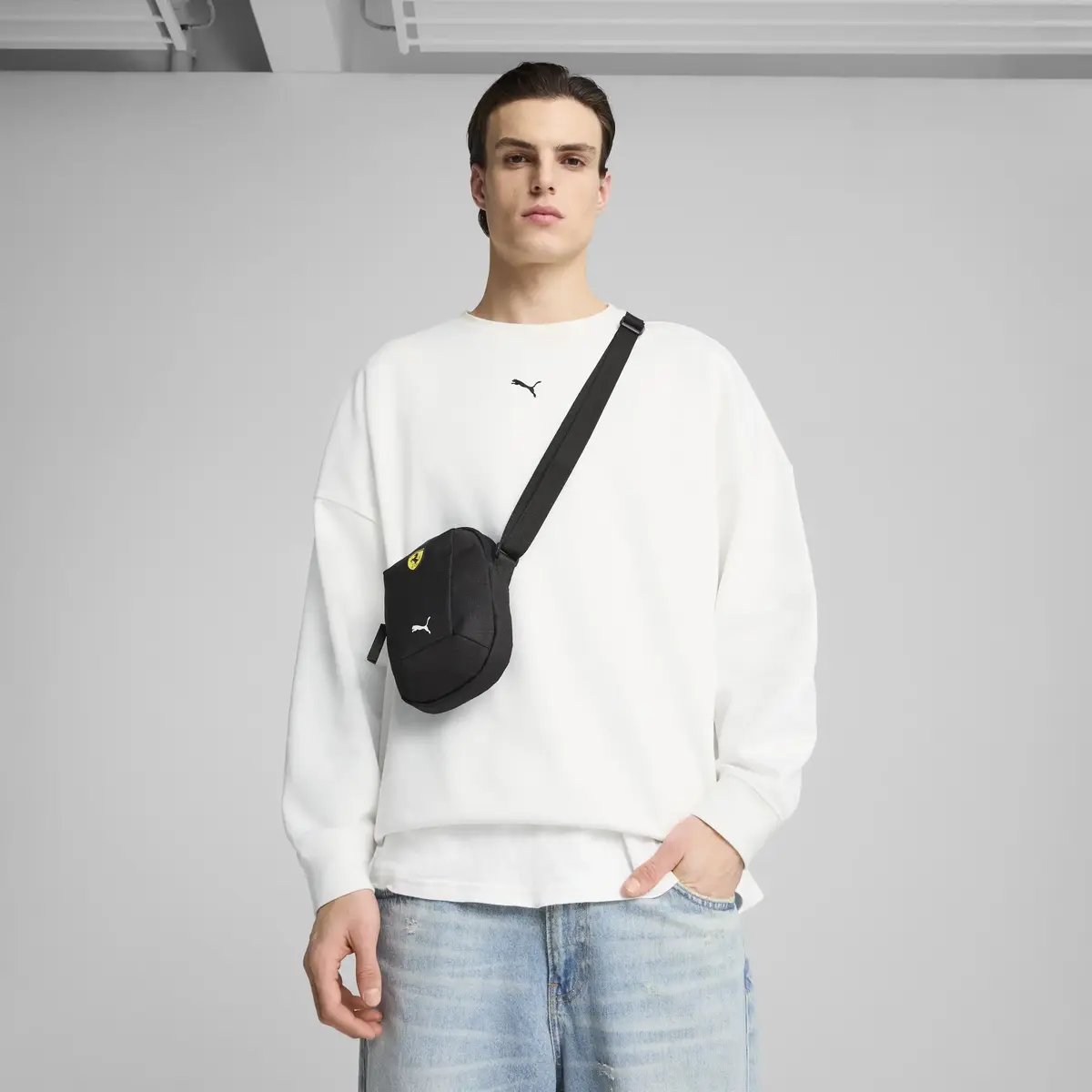 Puma FERRARI RACE Portable Siyah Unisex Omuz Çantası