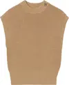 Calvin Klein CK CHUNKY VEST Kadın Kahverengi Kazak