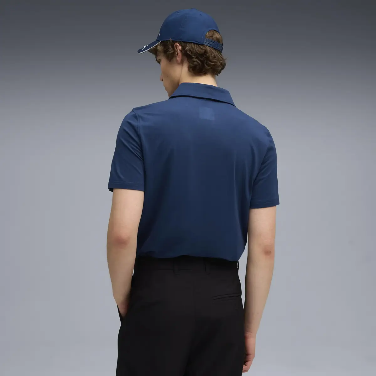 Puma Ferrari Sportswear CS Polo Mavi Erkek Polo T-Shirt