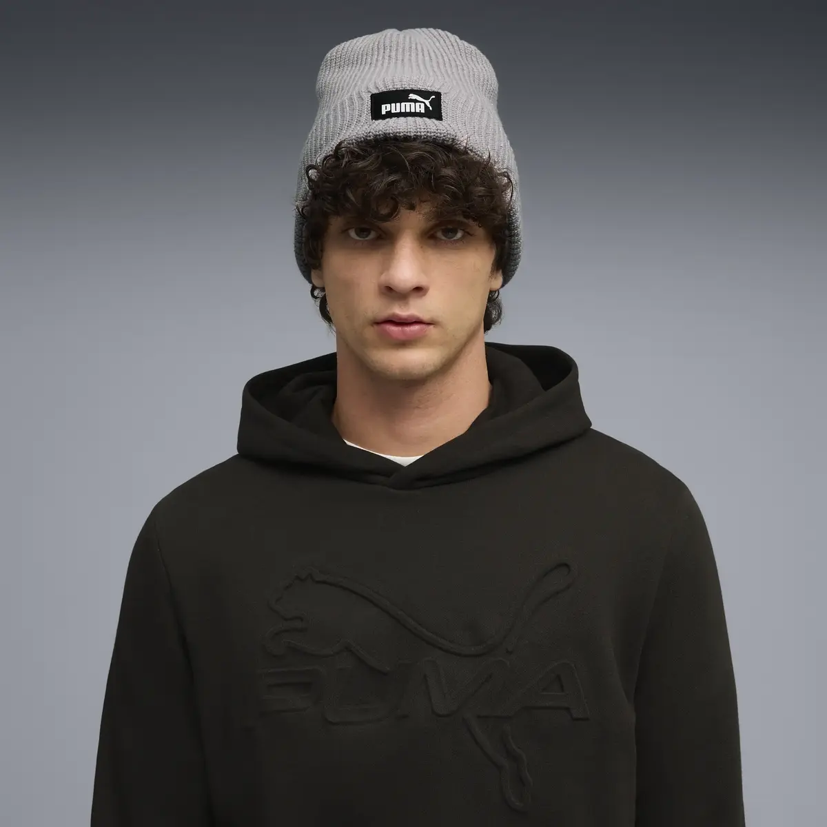 Puma ESS High Crown Beanie Gri Unisex Bere