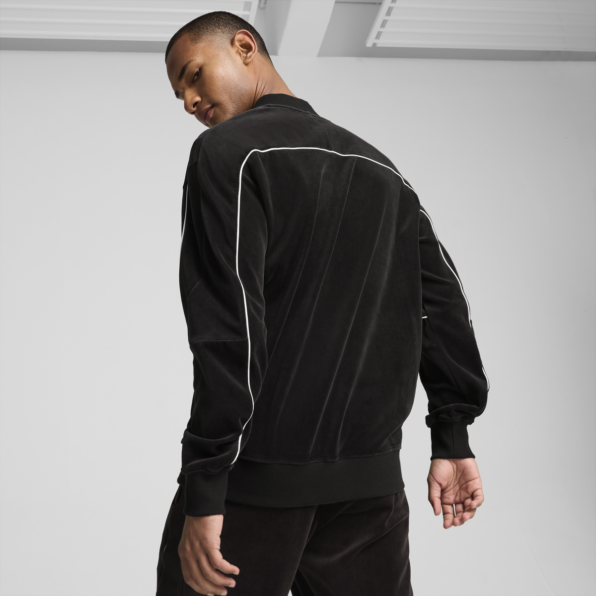 Puma Ferrari Race MT7+ Jacket Siyah Erkek Fermuarlı Ceket