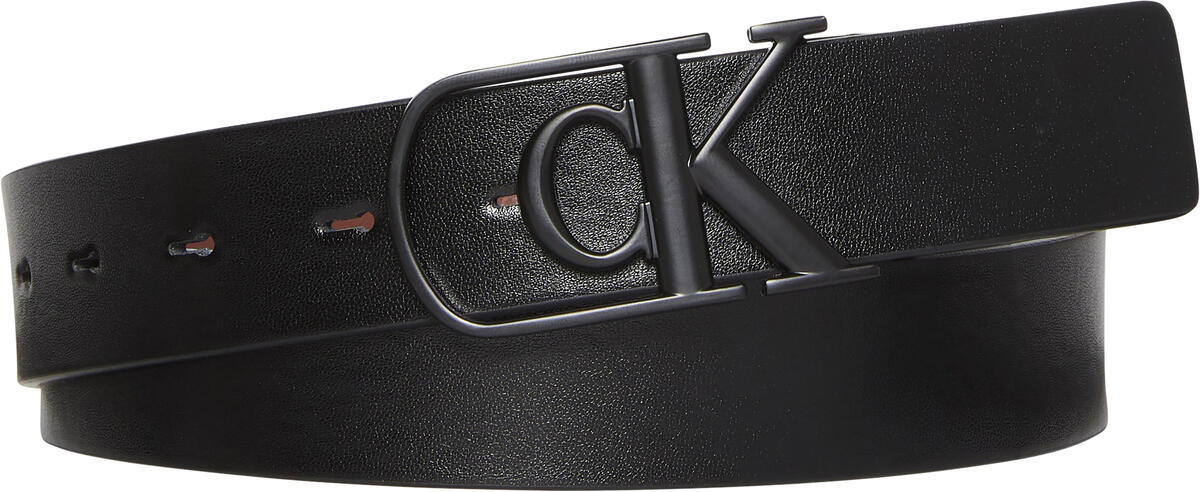Calvin Klein CURVE MONOGRAM BUCKLE 32MM REV Kahverengi Erkek Kemer Calvin Klein CURVE MONOGRAM BUCKLE 32MM REV Kahverengi Erkek Kemer