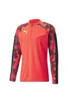 Puma İndividualfınal Wc 1/4 Zip Top Kırmızı Erkek Fermuarlı Futbol Üst