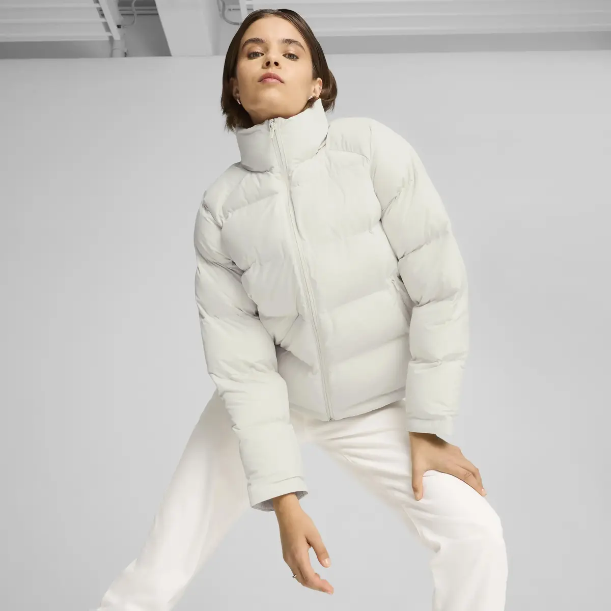 Puma Mono Jacket Kırık Beyaz Kadın Şişme Mont
