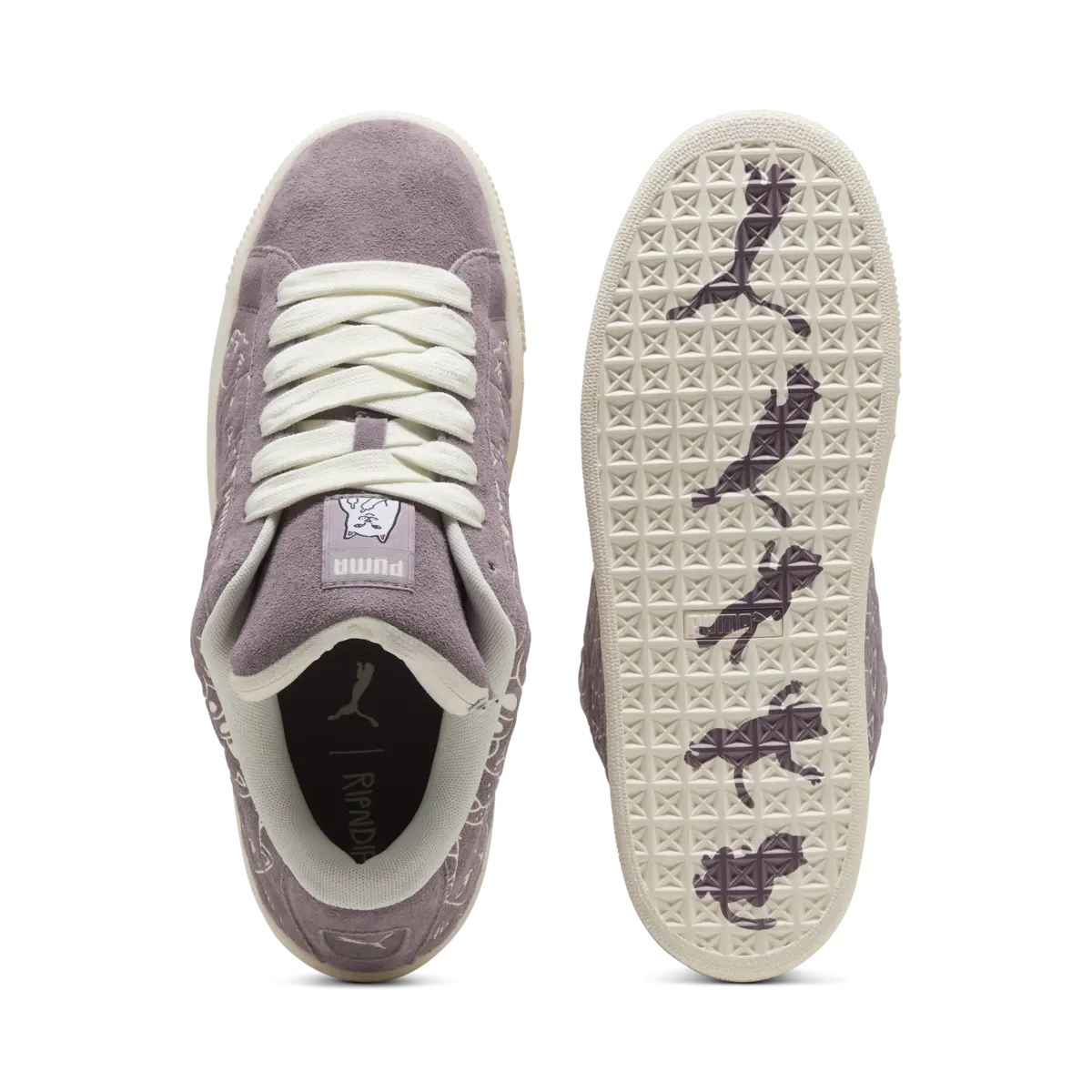 Puma Suede XL RIPNDIP Mor Erkek Günlük Spor Ayakkabı