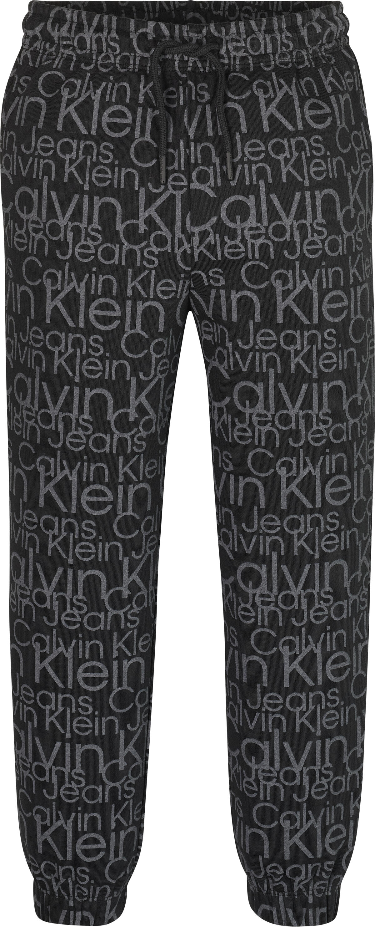 Calvin Klein GLOW IN THE DARK AOP Erkek Siyah Jogger