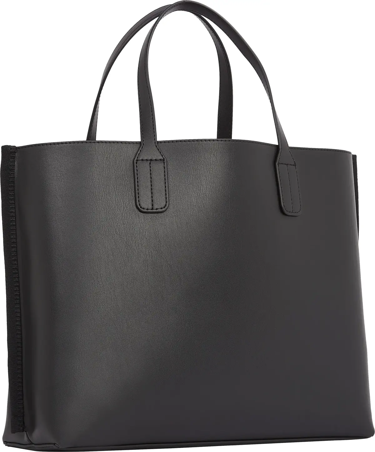 Tommy Hilfiger TH DISTINCT SATCHEL, BDS Siyah Kadın Çanta & Cüzdan