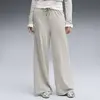 PUMA ESS Ribbed Pants Krem Kadın Eşofman Altı