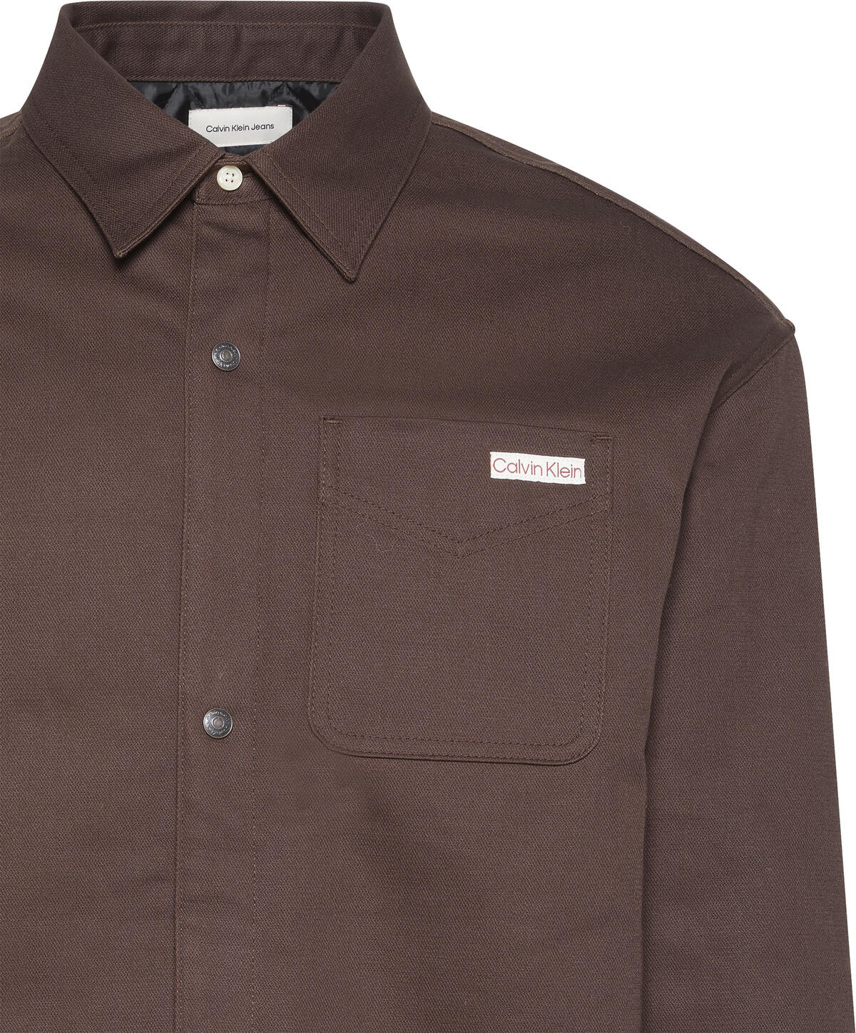 Calvin Klein 90S PADDED JAVA OVERSHIRT Kahverengi Erkek Gömlek Calvin Klein 90S PADDED JAVA OVERSHIRT Kahverengi Erkek Gömlek