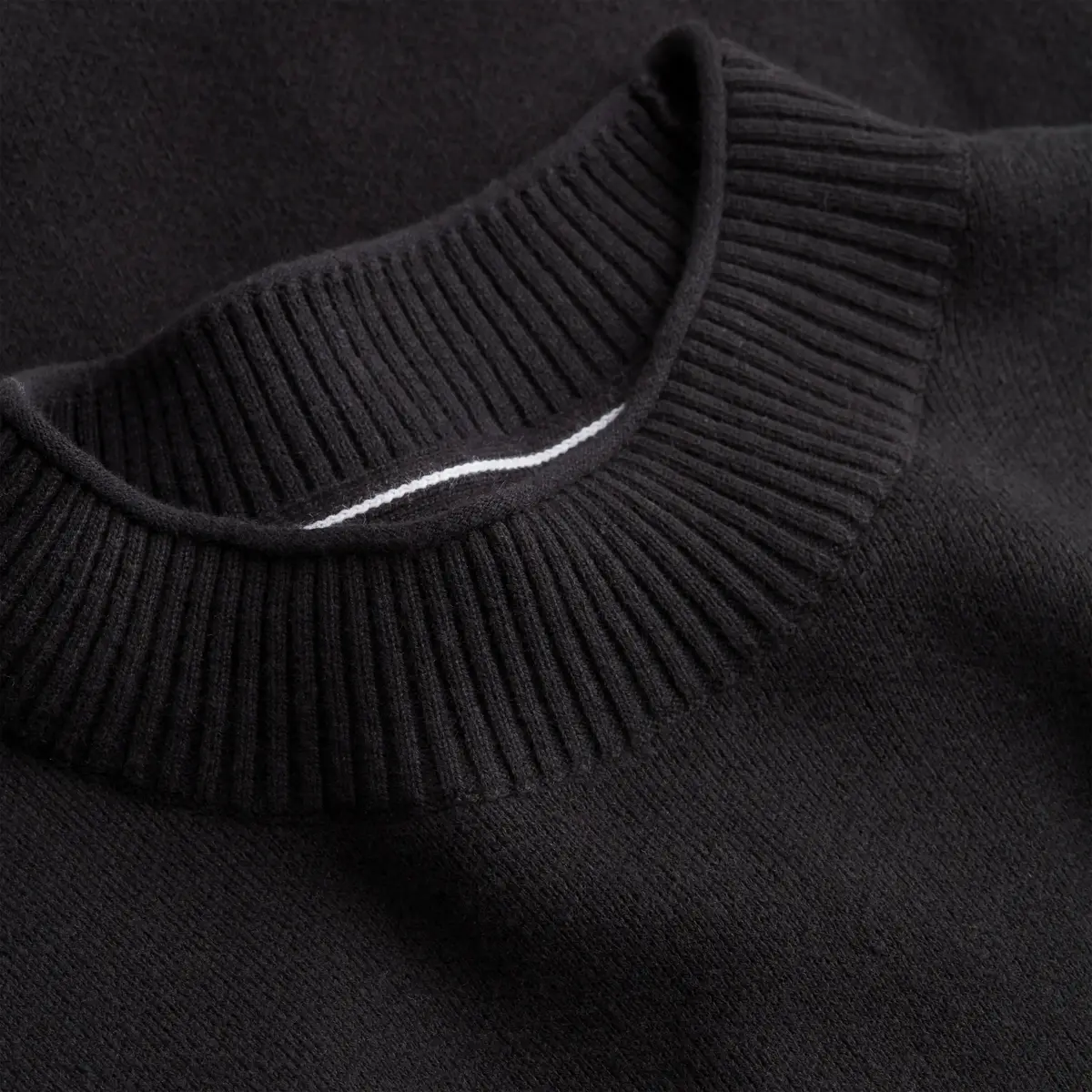 Calvin Klein CK MOCK NECK SWEATER Erkek Siyah Kazak