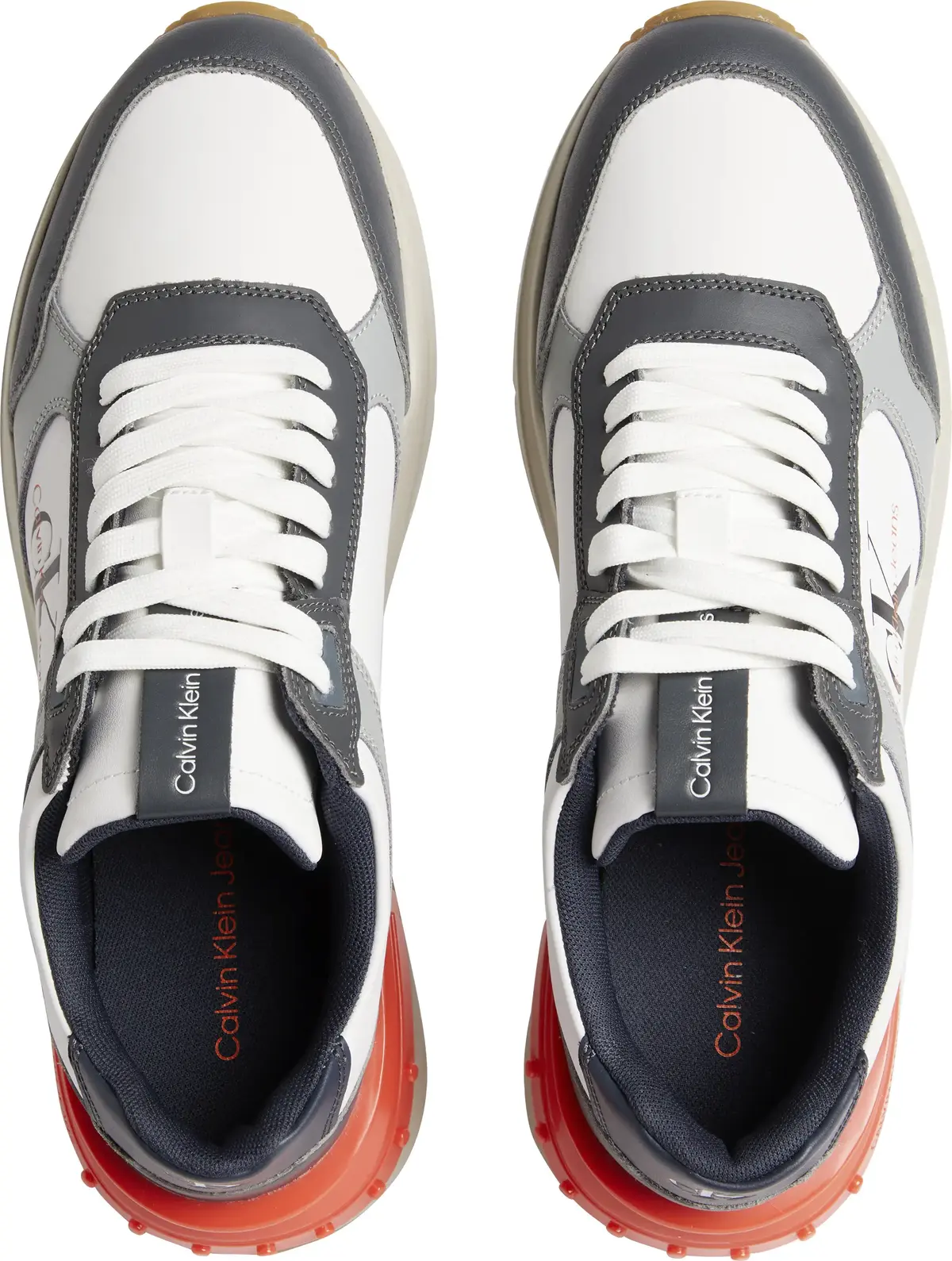Calvin Klein CHUNKY RUNN LACEUP L Erkek Gri Günlük Spor Ayakkabı
