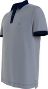 Tommy Hilfiger OXFORD LOGO COLLAR R Erkek Gri Polo T-Shirt