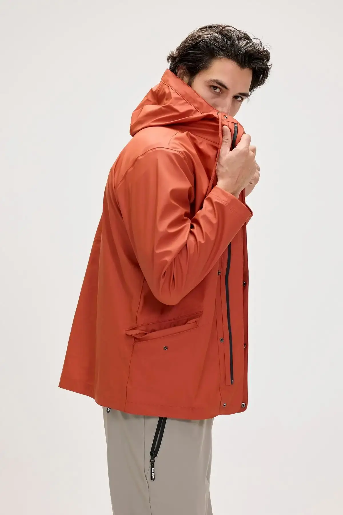 BAD BEAR PATROL RAINCOAT Erkek Turuncu Mont
