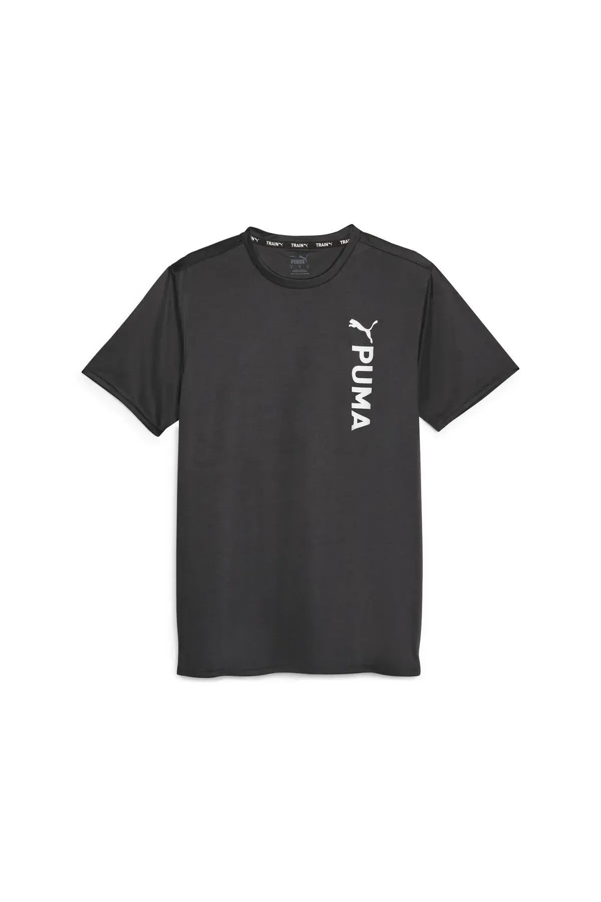 Puma Fit Poly Logo Tee Siyah Erkek T-Shirt