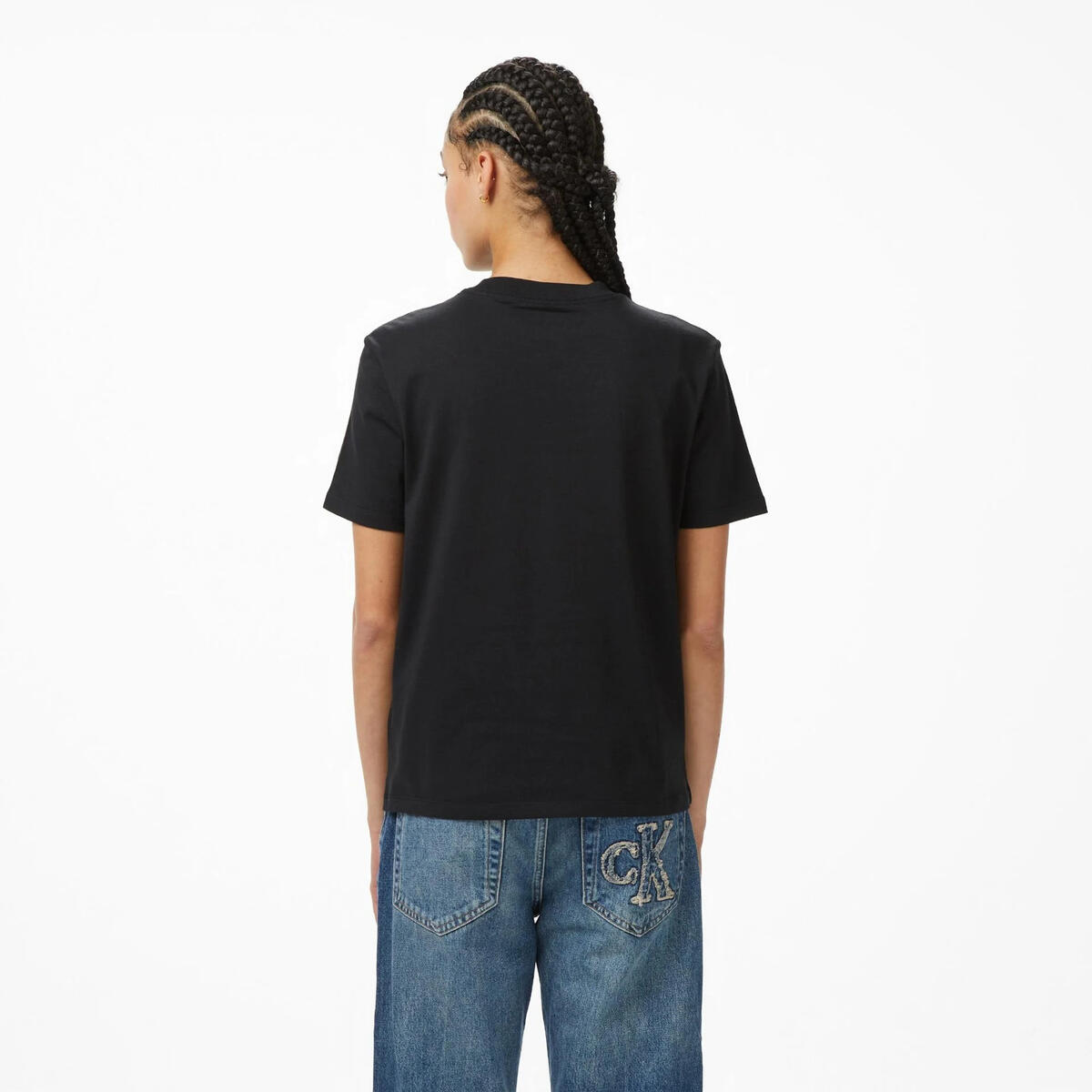 Calvin Klein SS CLASSIC GRAPHIC TEE Siyah Kadın T-Shirt