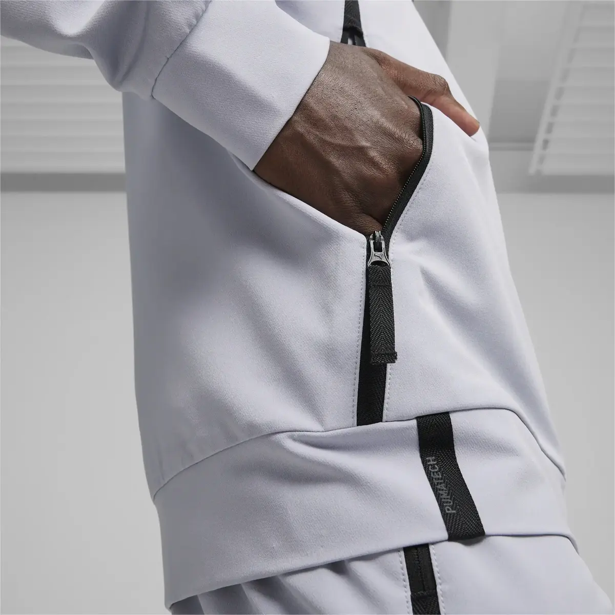 PUMATECH Track Jacket WV Gri Erkek Fermuarlı Ceket