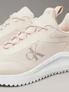 Calvin Klein EVA RUNNER LOW LACE, 0JY Krem Kadın Spor Ayakkabı & Sneaker