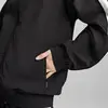 Puma T7 Oversized Track Jacket Siyah Erkek Fermuarlı Ceket