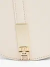 Tommy Hilfiger TH HERITAGE SADDLE B, AA8 Krem Kadın Çanta