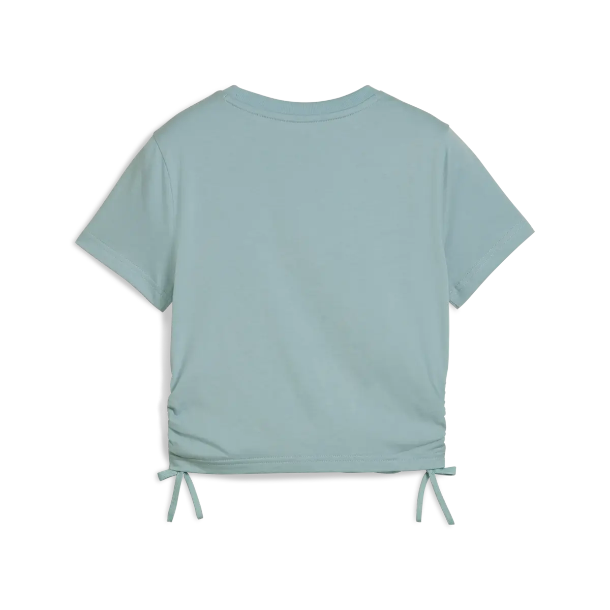 Puma FLAMING LOVE Knotted Tee Mavi Çocuk Unisex T-Shirt & Polo