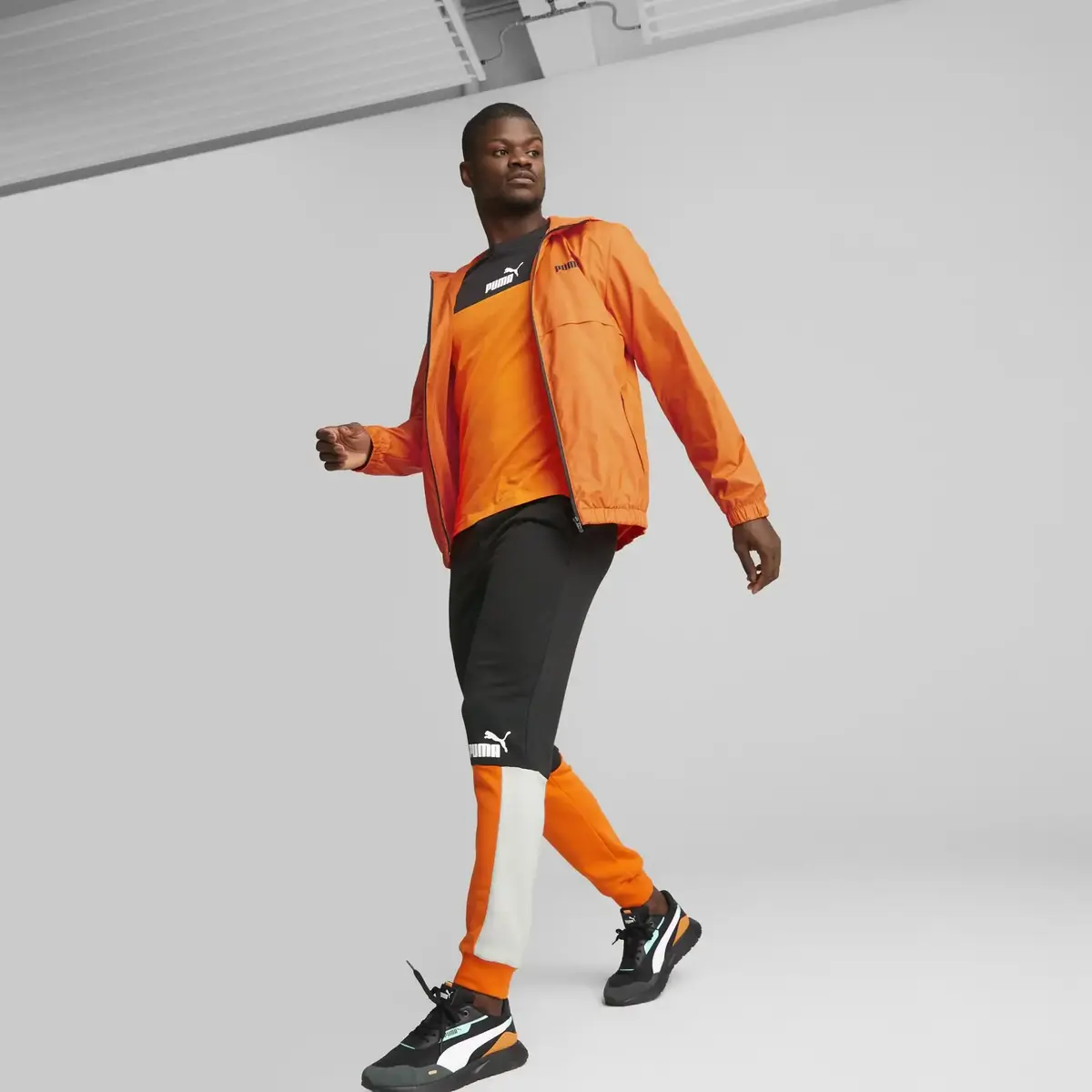 Puma ESS Solid Windbreaker Turuncu Erkek/Unisex Rüzgarlık Ceket