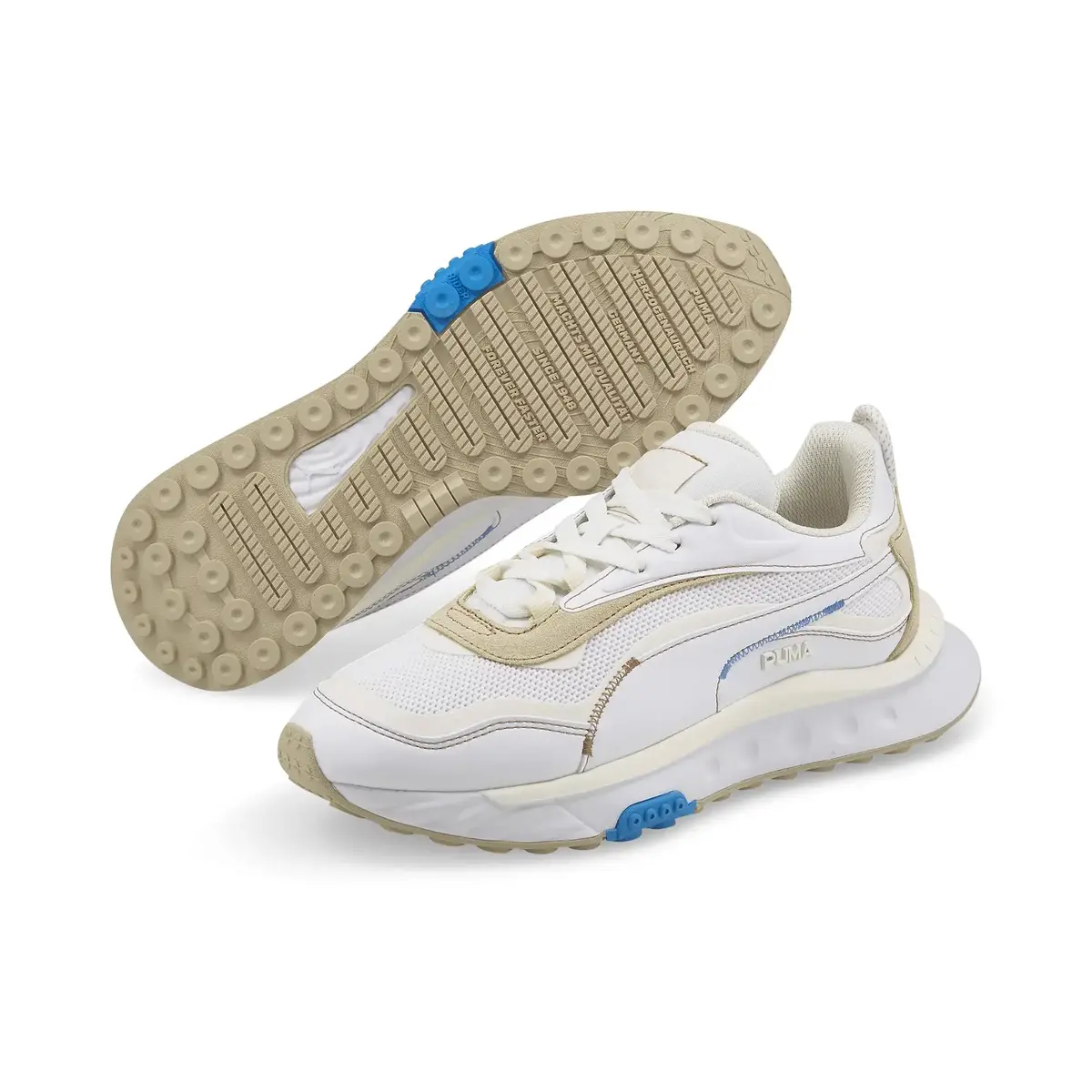 Puma Wild Rider Unfold Infuse Wns Beyaz Kadın Günlük Spor Ayakkabı