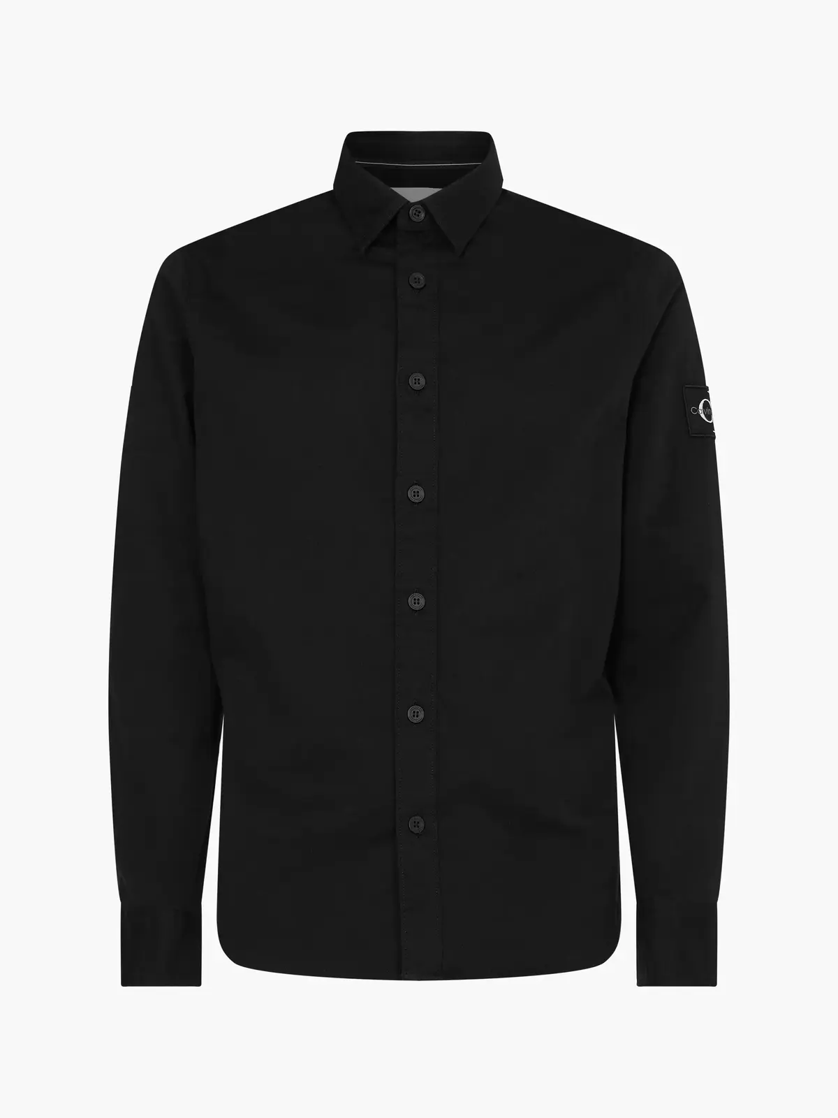 Calvin Klein MONOGRAM BADGE SHIRT Erkek Siyah Gömlek