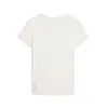 Puma ESS+ Metallic Logo Tee Beyaz Kadın T-Shirt