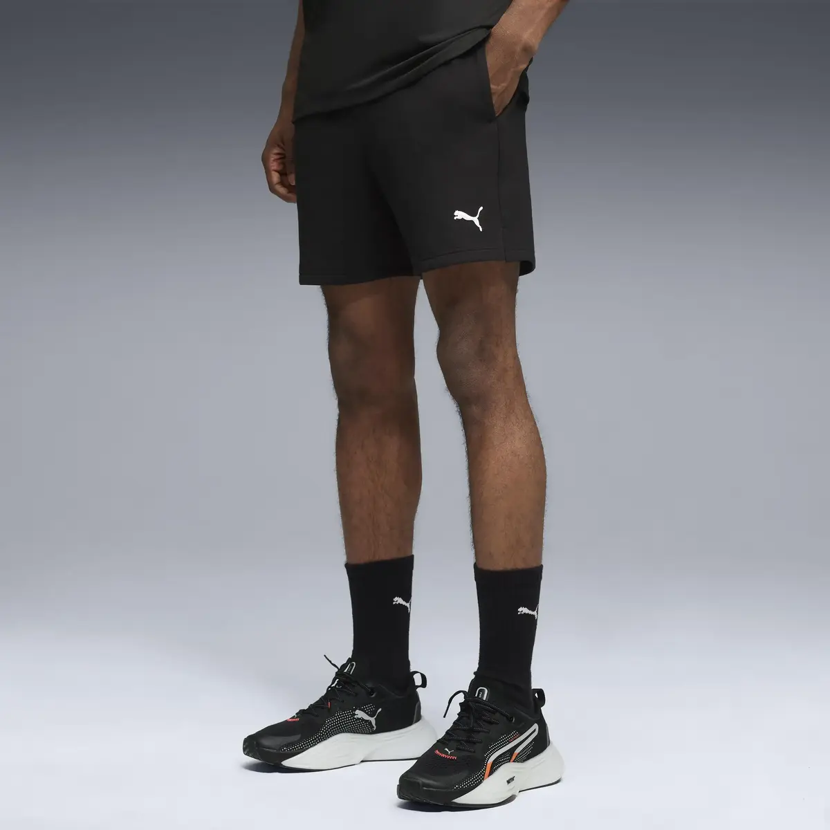 Puma M CLOUDSPUN 5" BRANDED SHORT Siyah Erkek Şort