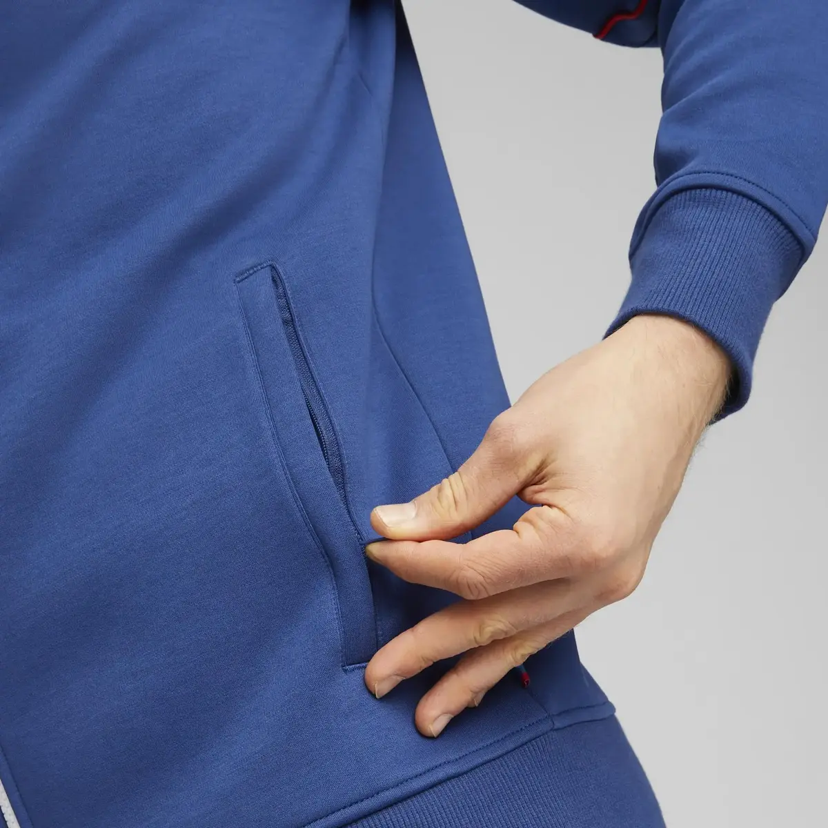 Puma BMW M Motorsport MT7 Fermuarlı Pr Blue Sweatshirt