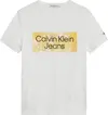 Calvin Klein WATER PLACED LOGO T- Erkek Beyaz T-Shirt