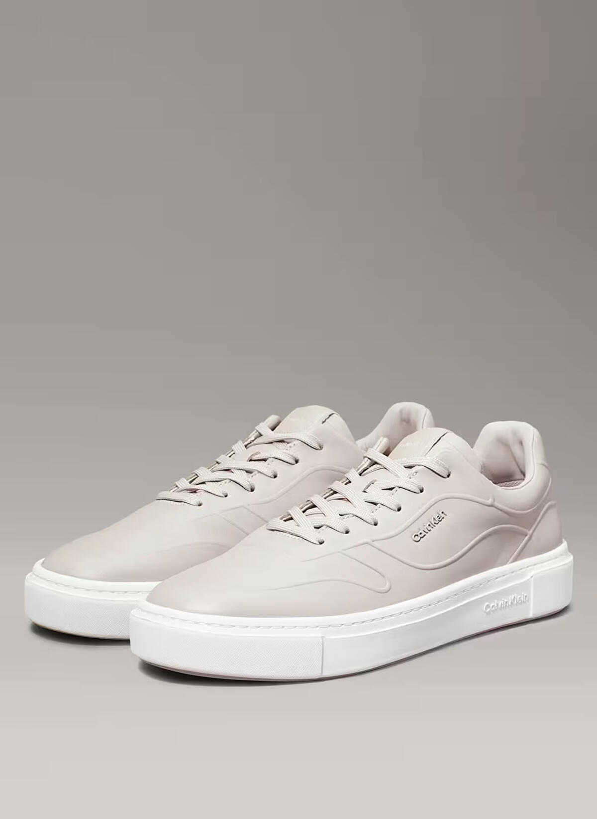 Calvin Klein CUPSOLE LACE UP HF P, AE7 Bej Kadın Spor Ayakkabı