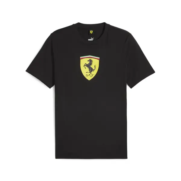 Puma Ferrari Race Big Shld T Clrd Siyah Erkek Tişört