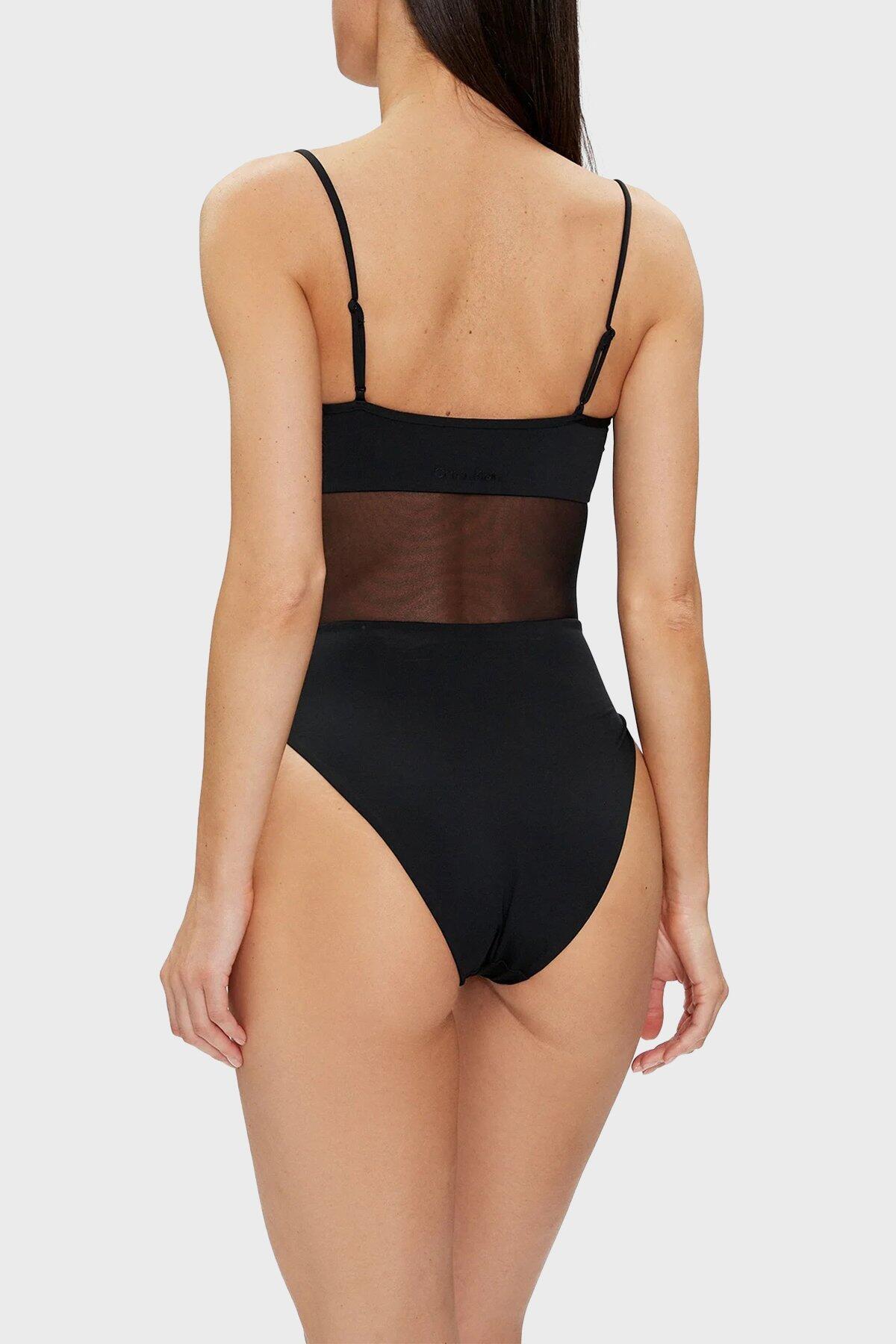 Calvin Klein ONE PIECE Siyah Kadın Mayo