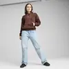 PUMA WARDROBE ESS Graphic Hoodie Kahverengi Kadın Hoodie