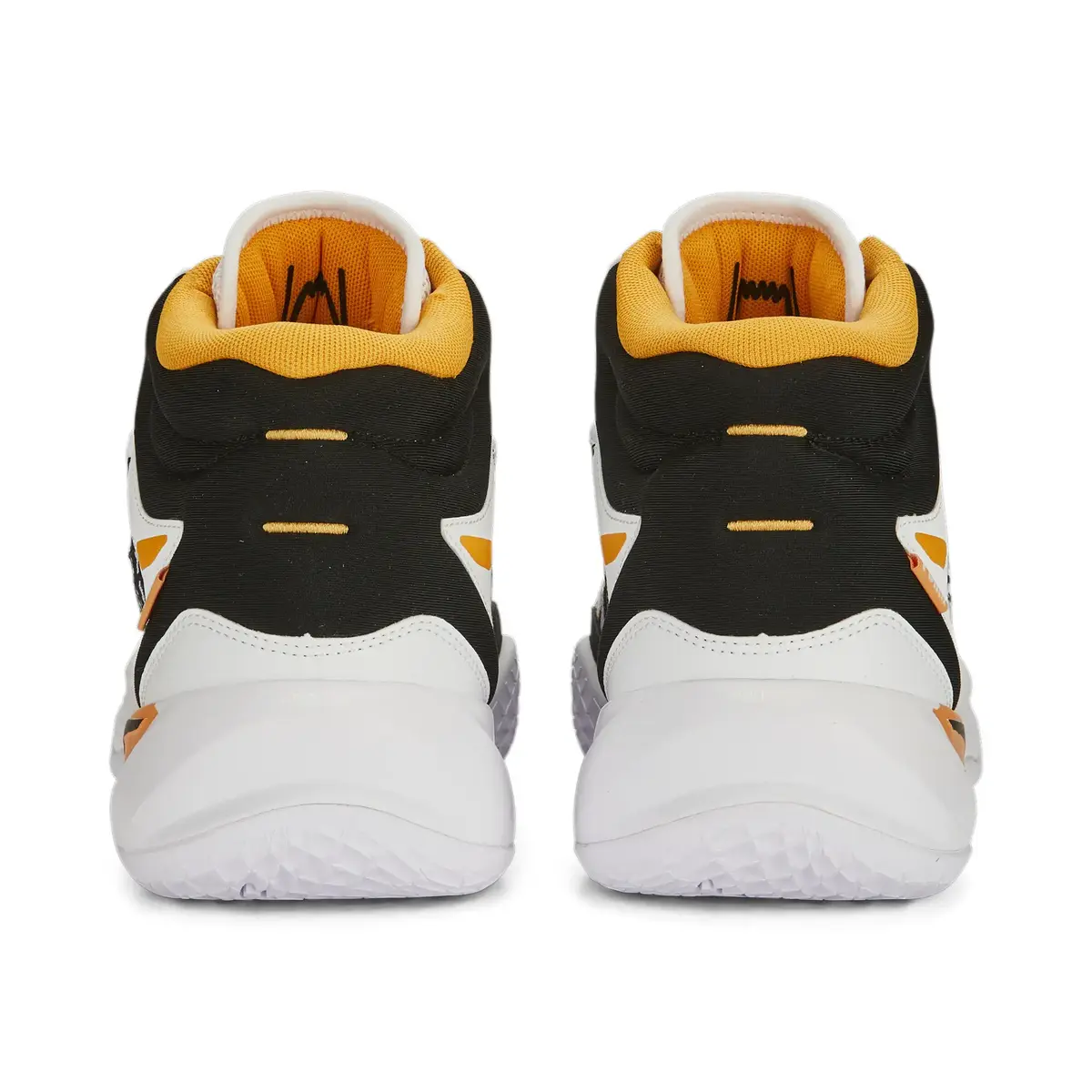 Puma Playmaker Pro Mid Block Part White Clementıne Beyaz Erkek Günlük Spor Ayakkabı