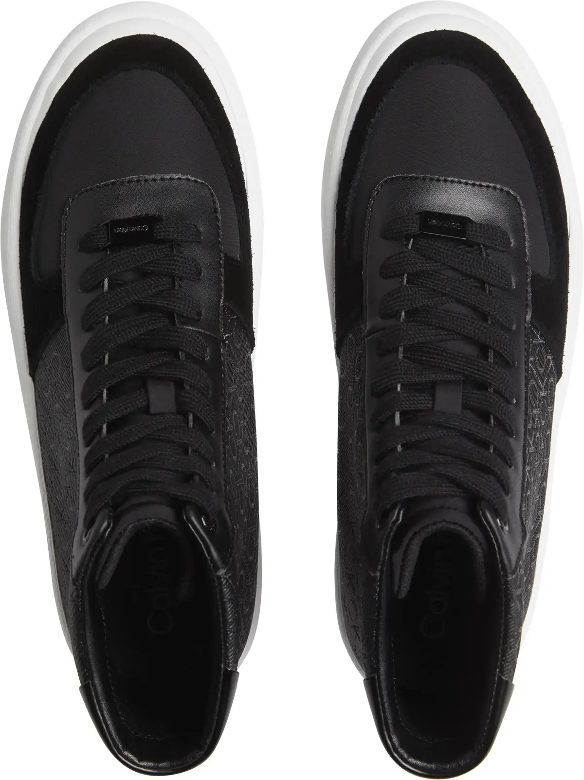 Calvin Klein VULC LACE UP HIGH TO, 0GR Siyah Kadın Spor Ayakkabı & Sneaker