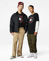 Converse CHUCK PATCH TEE BLACK Siyah Unisex T-Shirt
