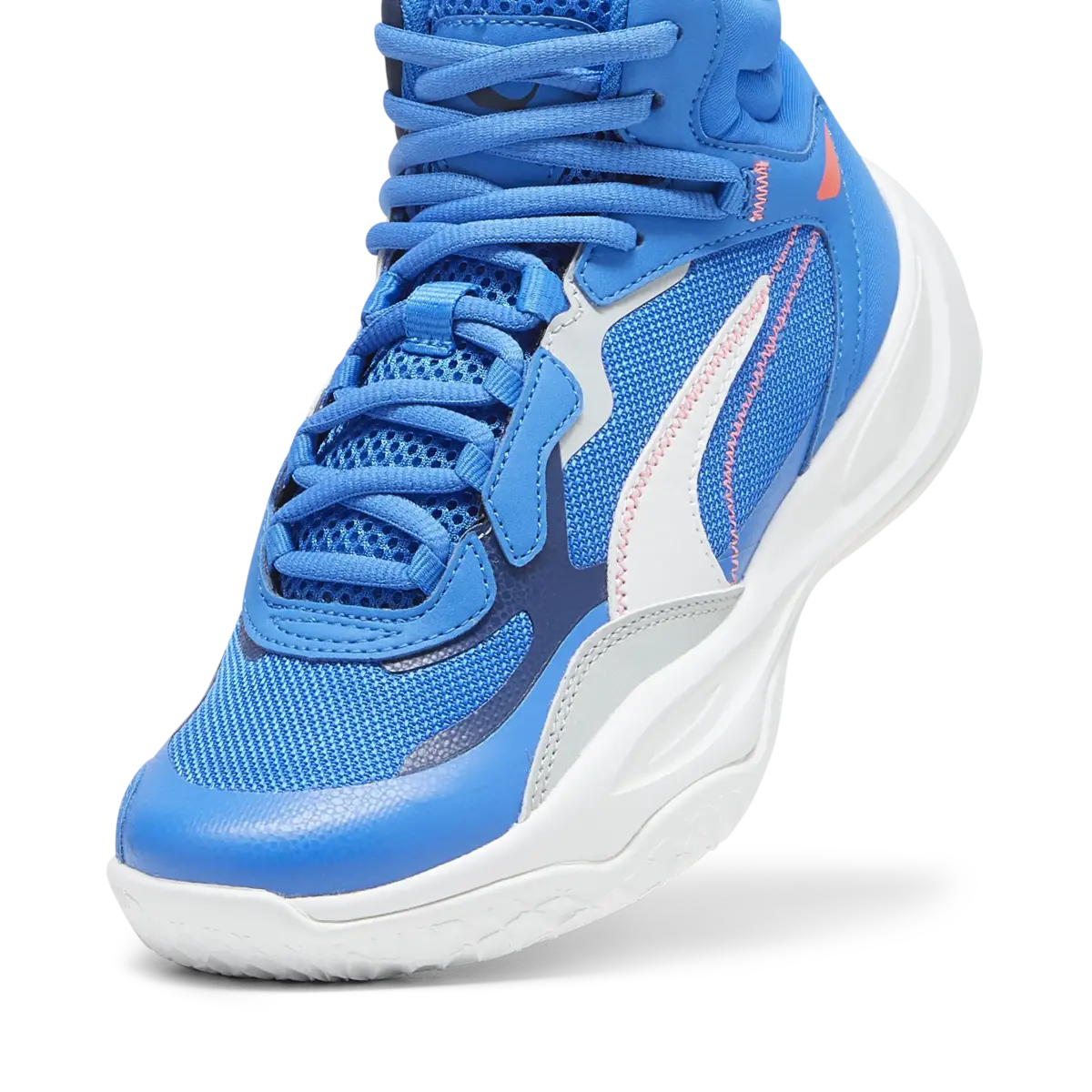 Puma Playmaker Pro Mid JR Mavi Erkek Çocuk Basketbol Ayakkabısı