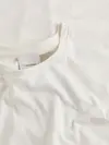 Calvin Klein LINEN COTTON T-SHIRT Beyaz Erkek Tişört
