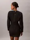 Calvin Klein ARTICULATED DRESS Lacivert Kadın Kot Mini Elbise