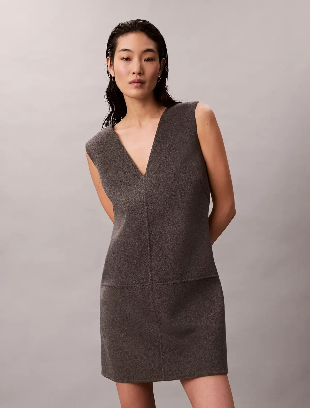 Doubleface V Neck Mi, PD0