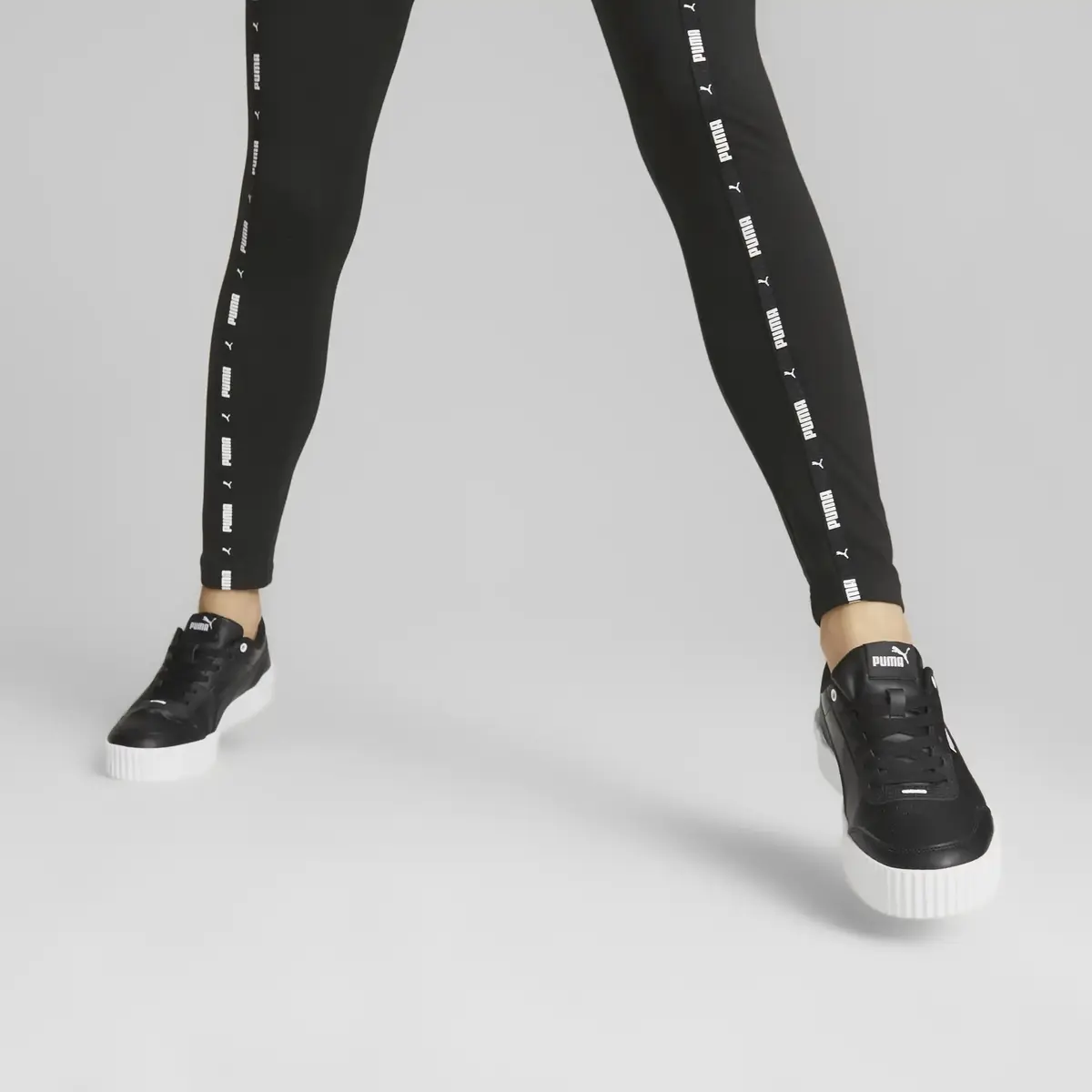 Puma Carina Lift Mono Siyah Kadın Spor Ayakkabı