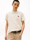Tommy Hilfiger TJM REG BADGE TEE EX, ACG Krem Erkek T-Shirt & Polo